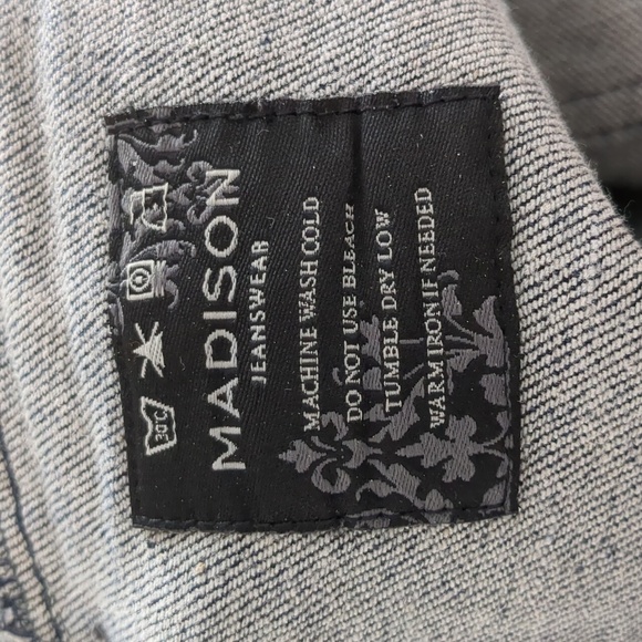 Blue Denim Casual Autumn School Madison Size 14 Jeans Pockets - Picture 7 of 13